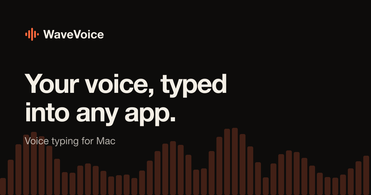 WaveVoice — cover